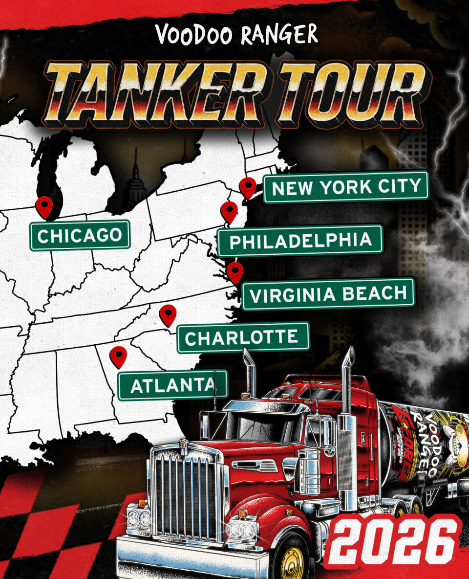 VOODOO RANGER TOUR MAP MOBILE 2026
